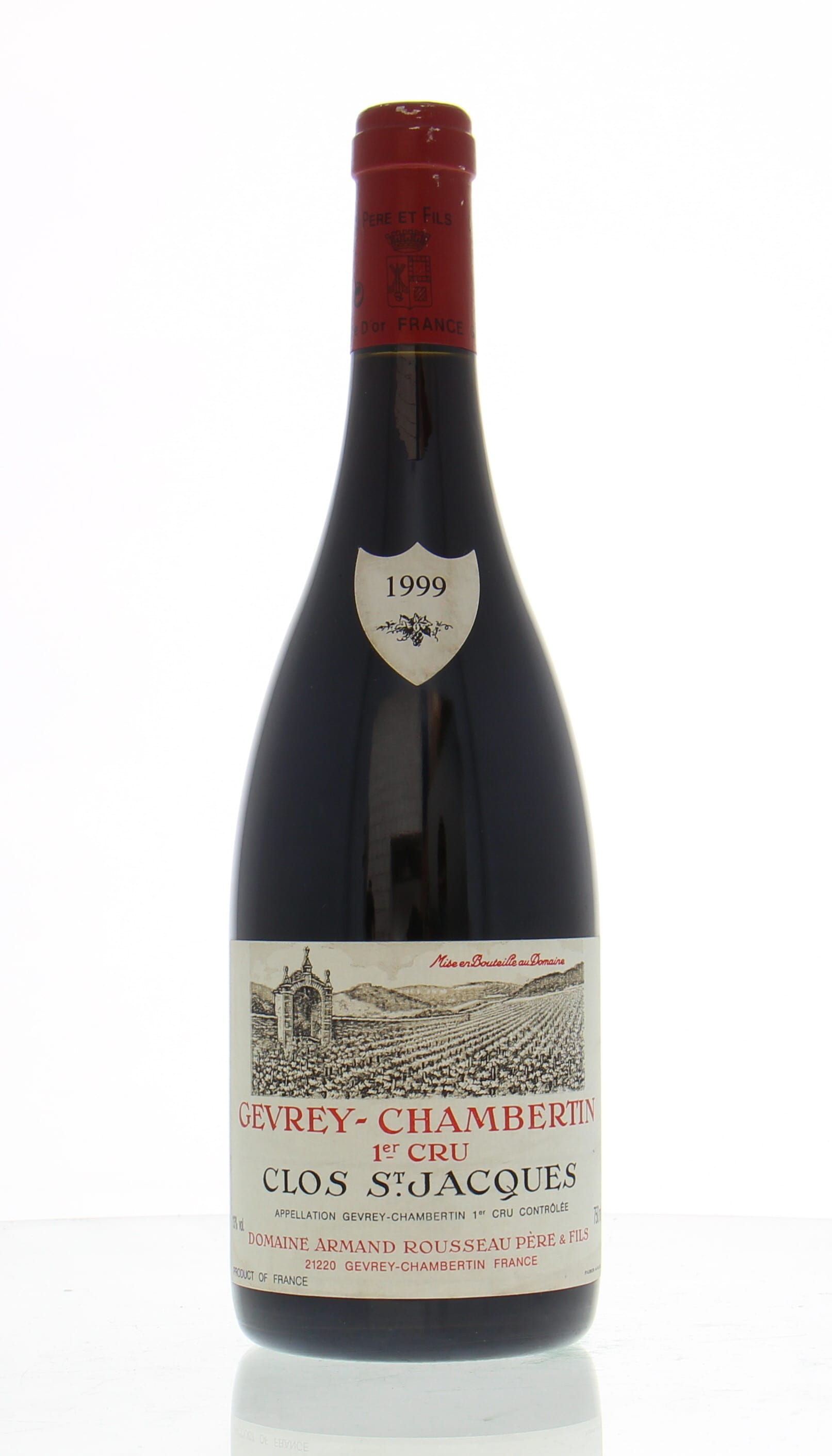 Armand Rousseau - Gevrey Chambertin Clos St Jacques 1999 From Original Wooden Case