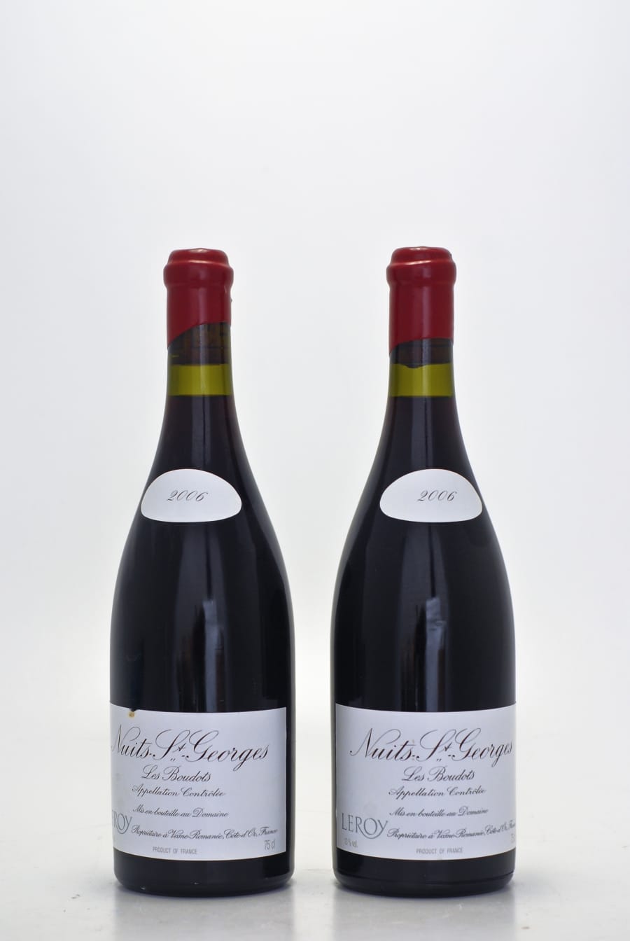 Domaine Leroy - Nuits St. Georges Les Boudots 2006 From Original Wooden Case
