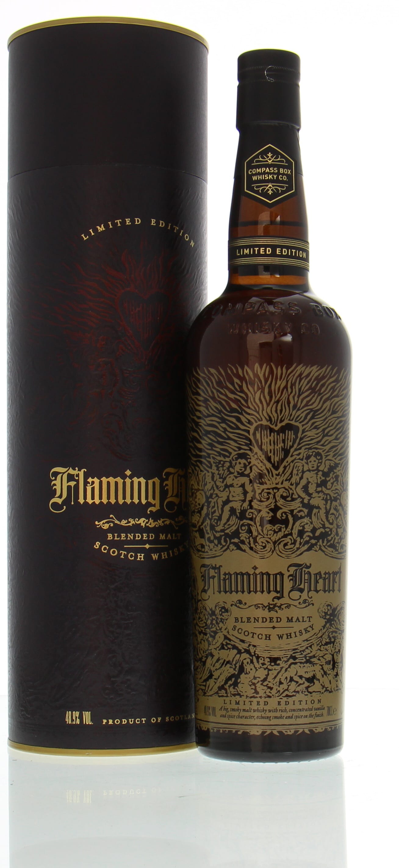 Compass Box - Flaming Heart 5th Edition Limited Edition 48.9% NV In Original Container