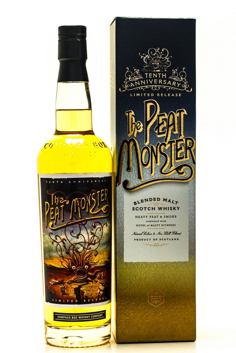 Compass Box - The Peat Monster Tenth Anniversary Compass Box Blended Malt Bottled: 09.2013 48.9% NV Perfect