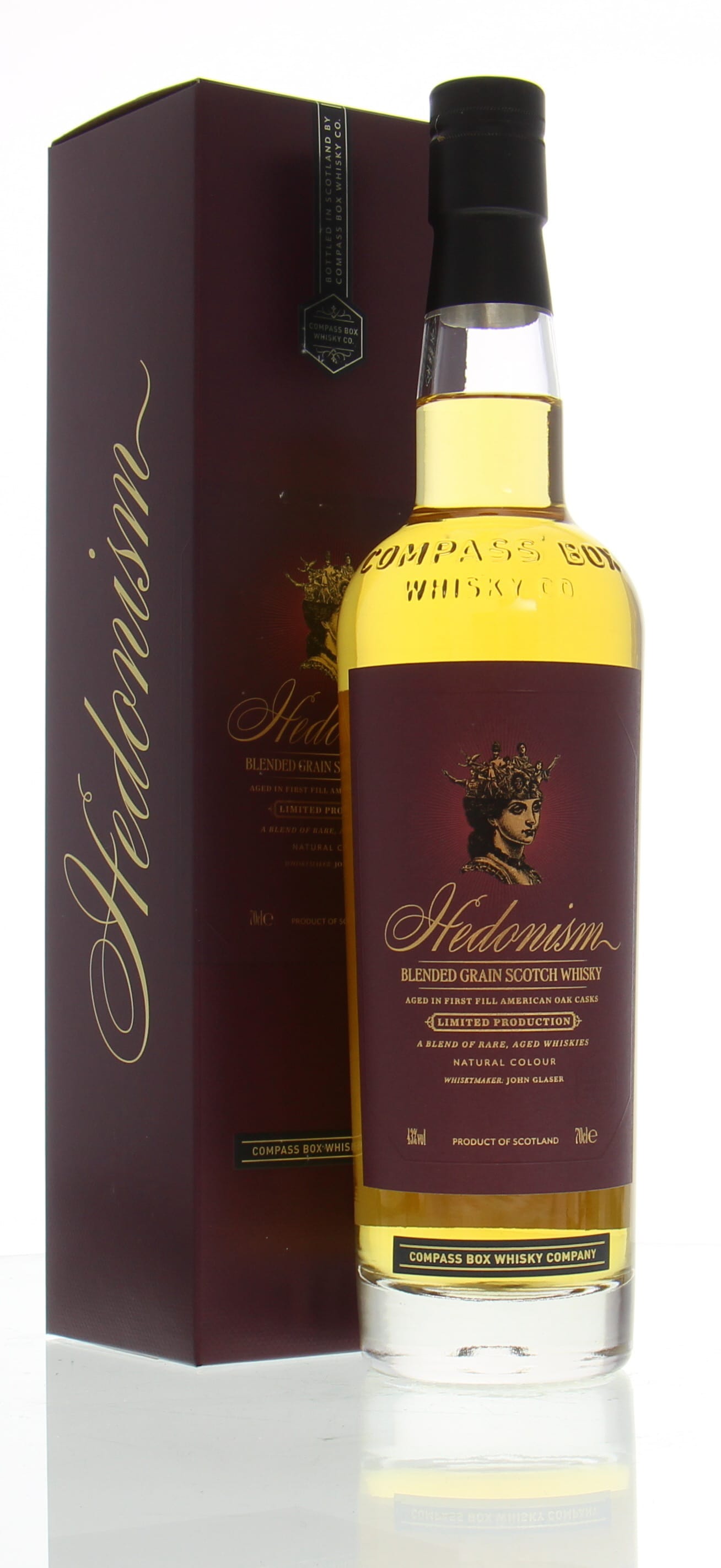 Compass Box - Hedonism Blended Grain 43% NV In Original Container