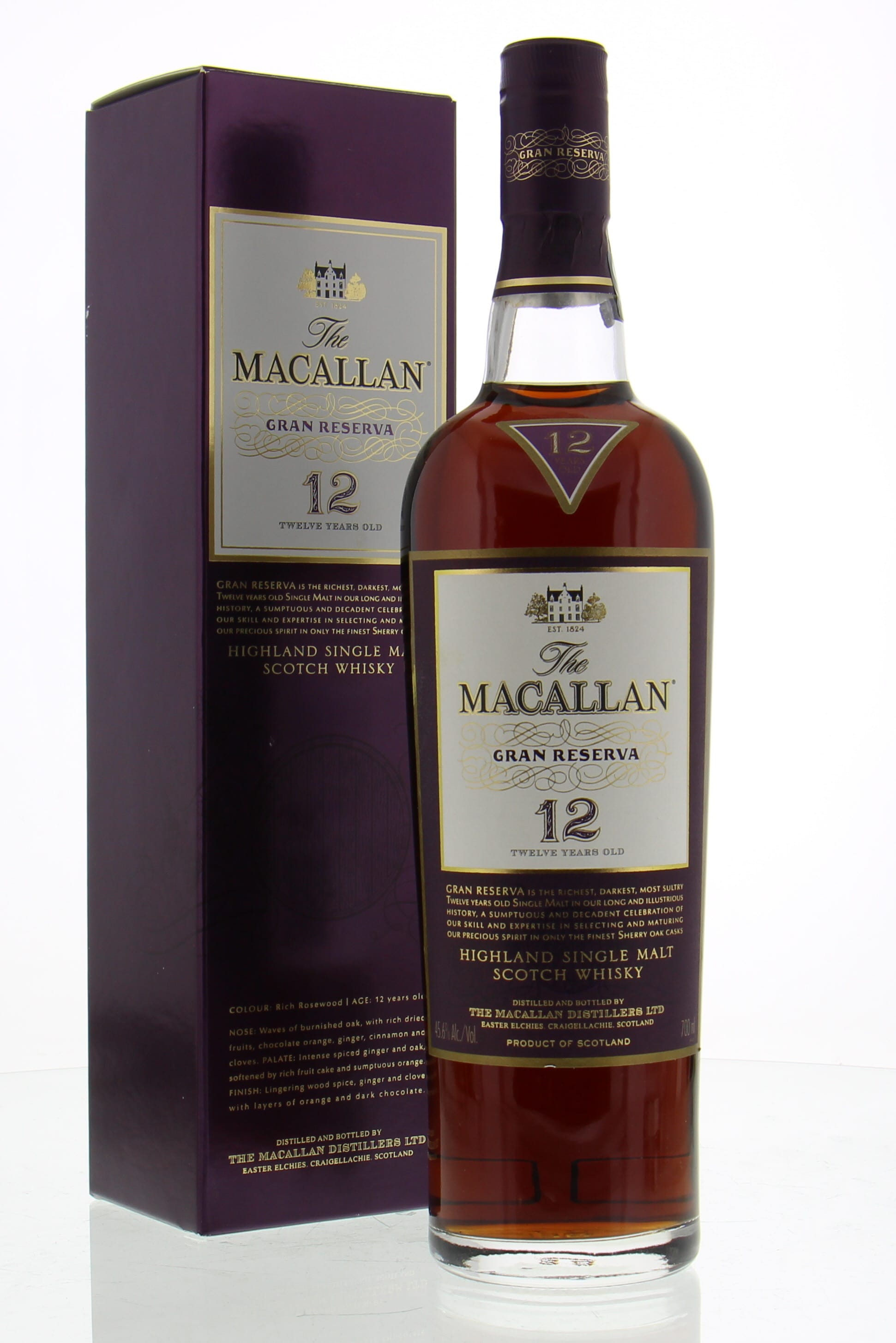 Macallan - 12 Years Old Gran Reserva 45.6% NV In Original Container