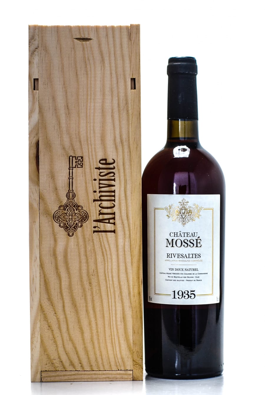 Chateau Mosse - Rivesales 1935 From Original Wooden Case