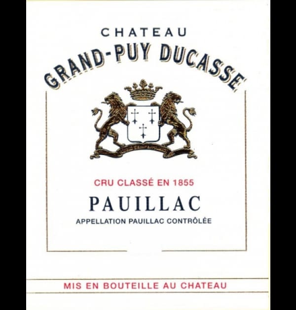 Chateau Grand Puy Ducasse - Chateau Grand Puy Ducasse 2013