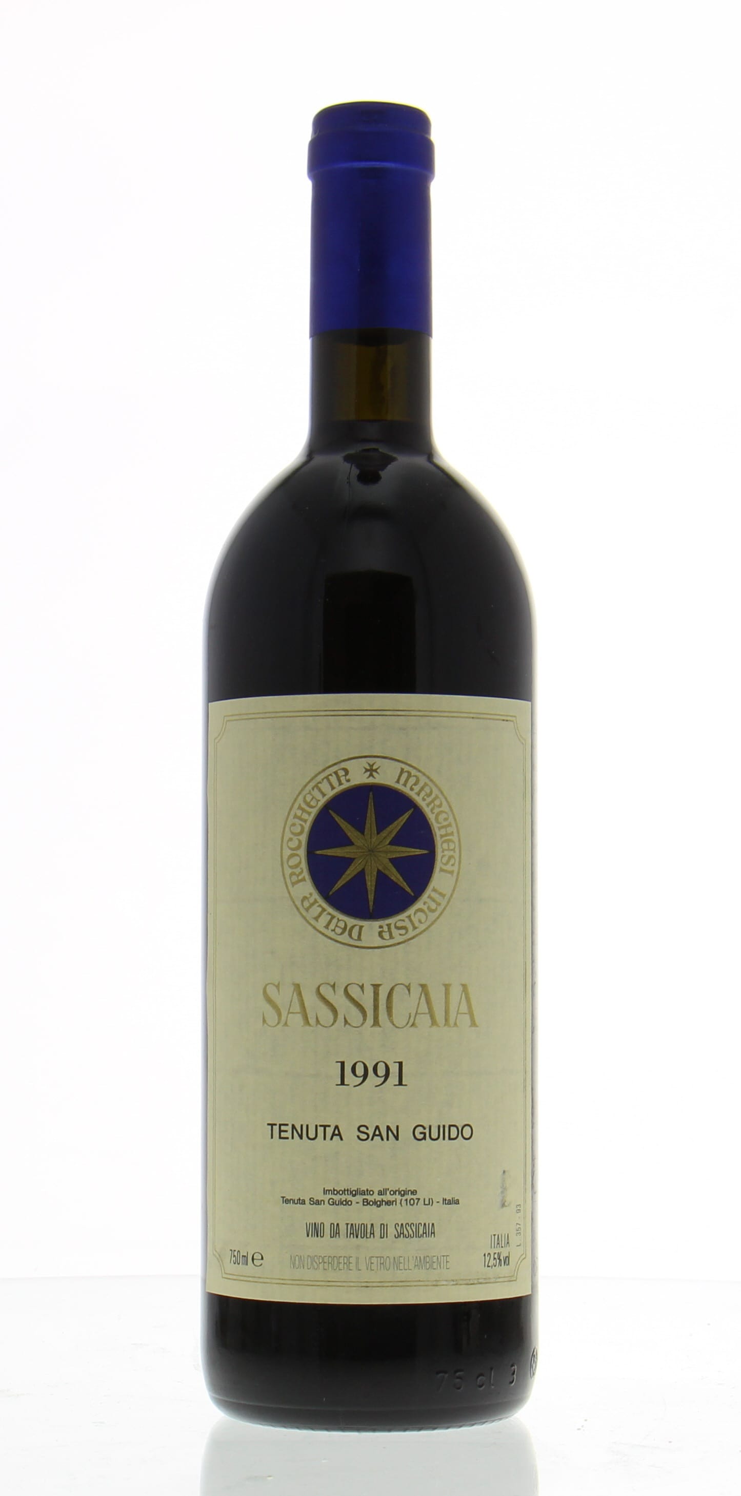 Tenuta San Guido - Sassicaia 1991 Perfect