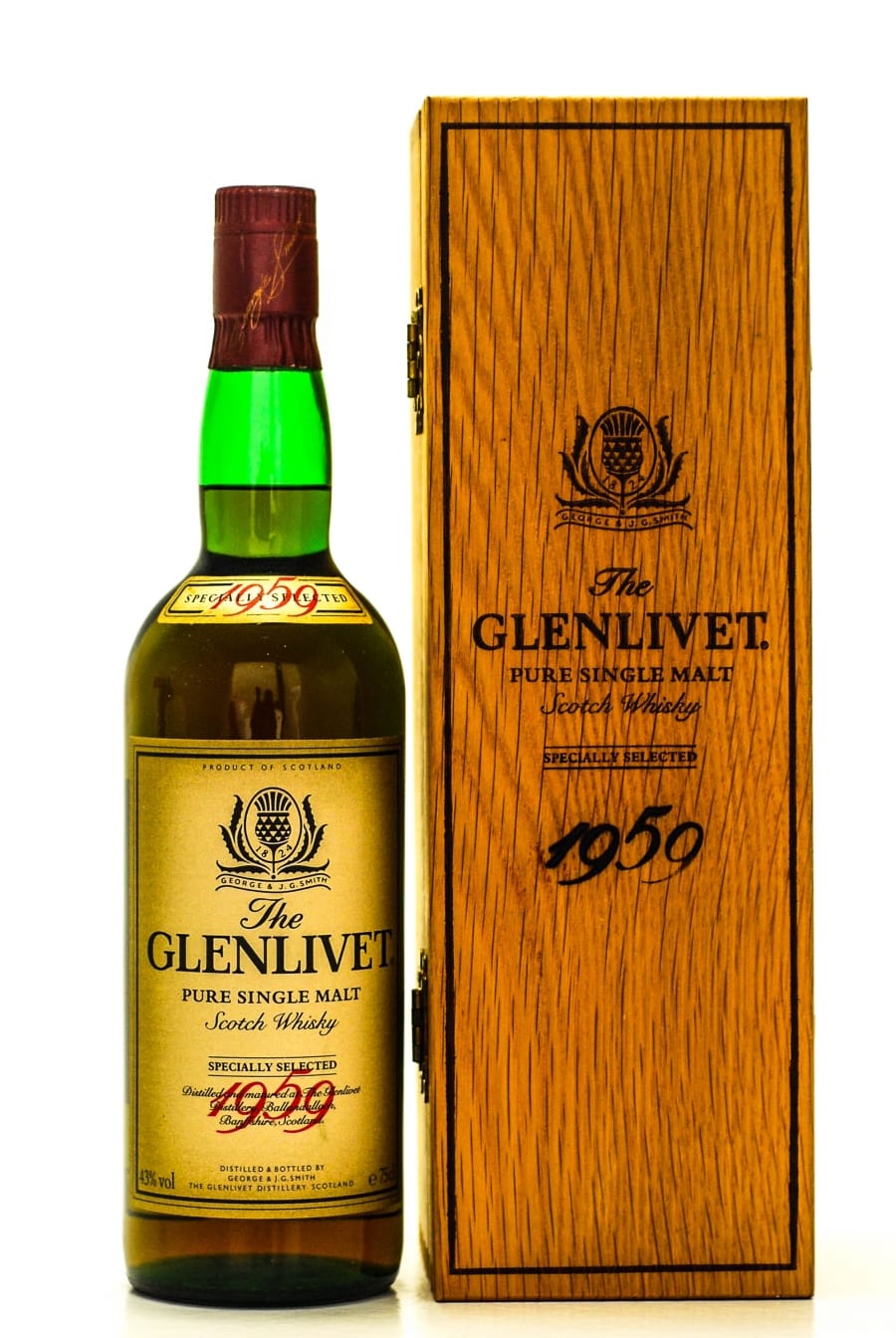 Glenlivet - Glenlivet Distilled 1959 Pure Single Malt 43% 1959