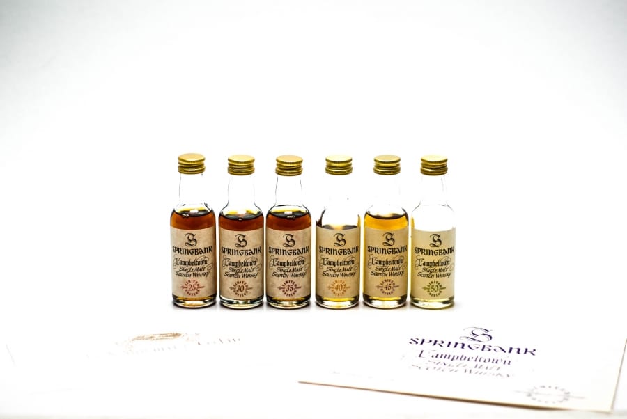 Springbank - Mini Set Millenium Limited Edtion 25-30-35-40-45-50 years old NV Different levels