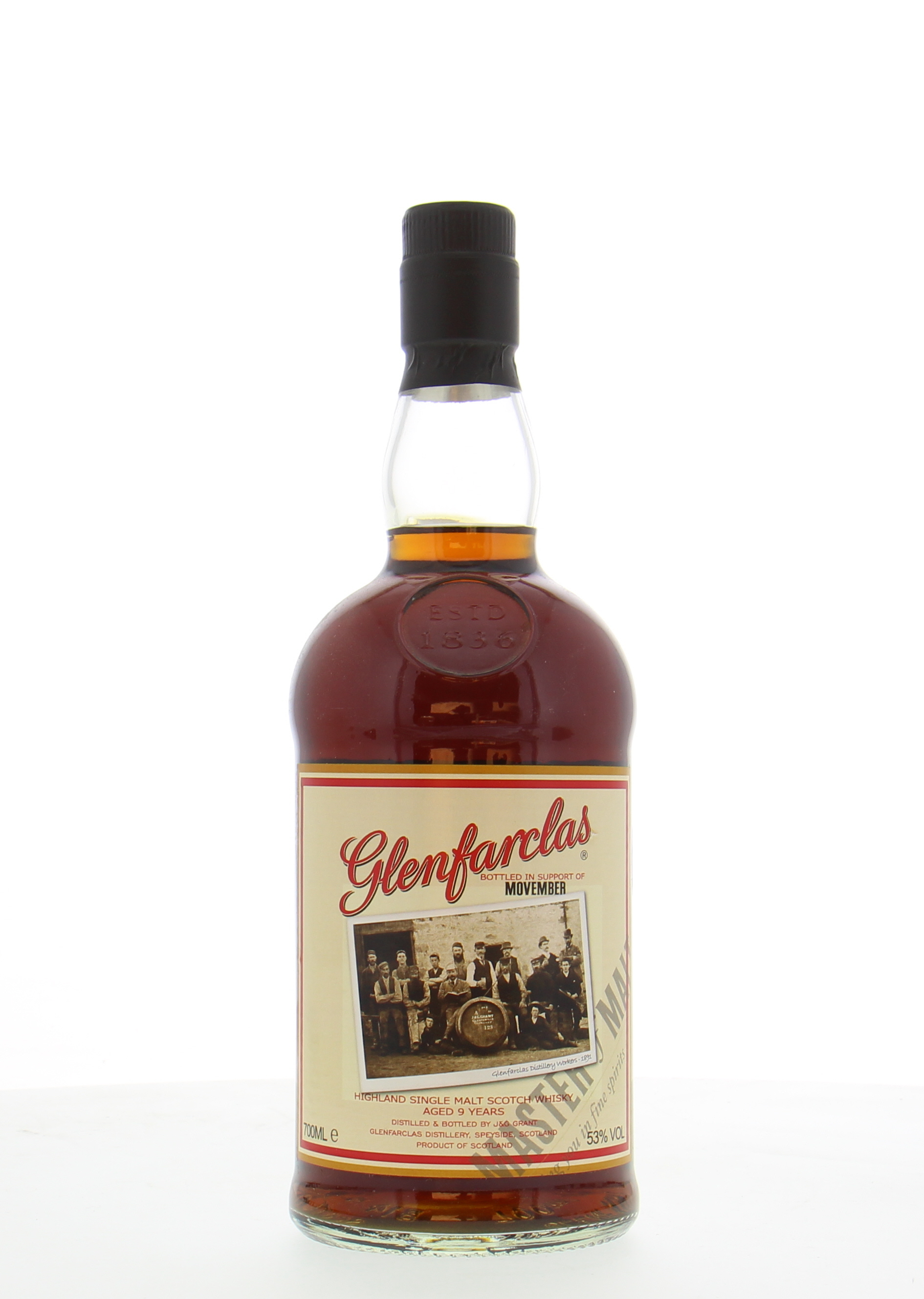Glenfarclas - 9 Years Old Movember Bottled 2011 53% 2002 Perfect