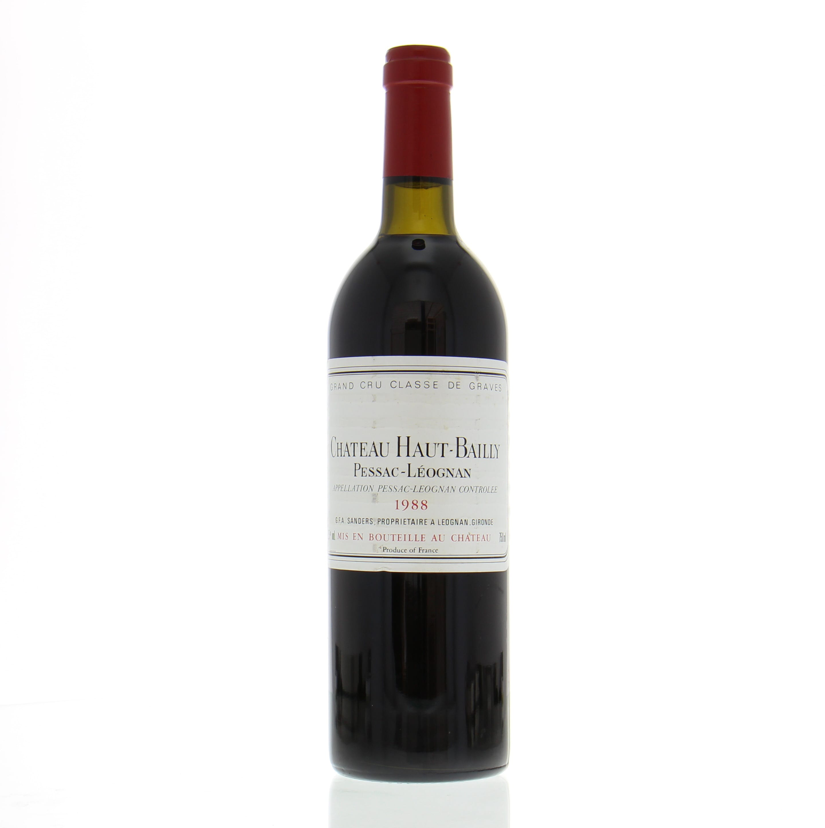 Chateau Haut Bailly - Chateau Haut Bailly 1988 Perfect
