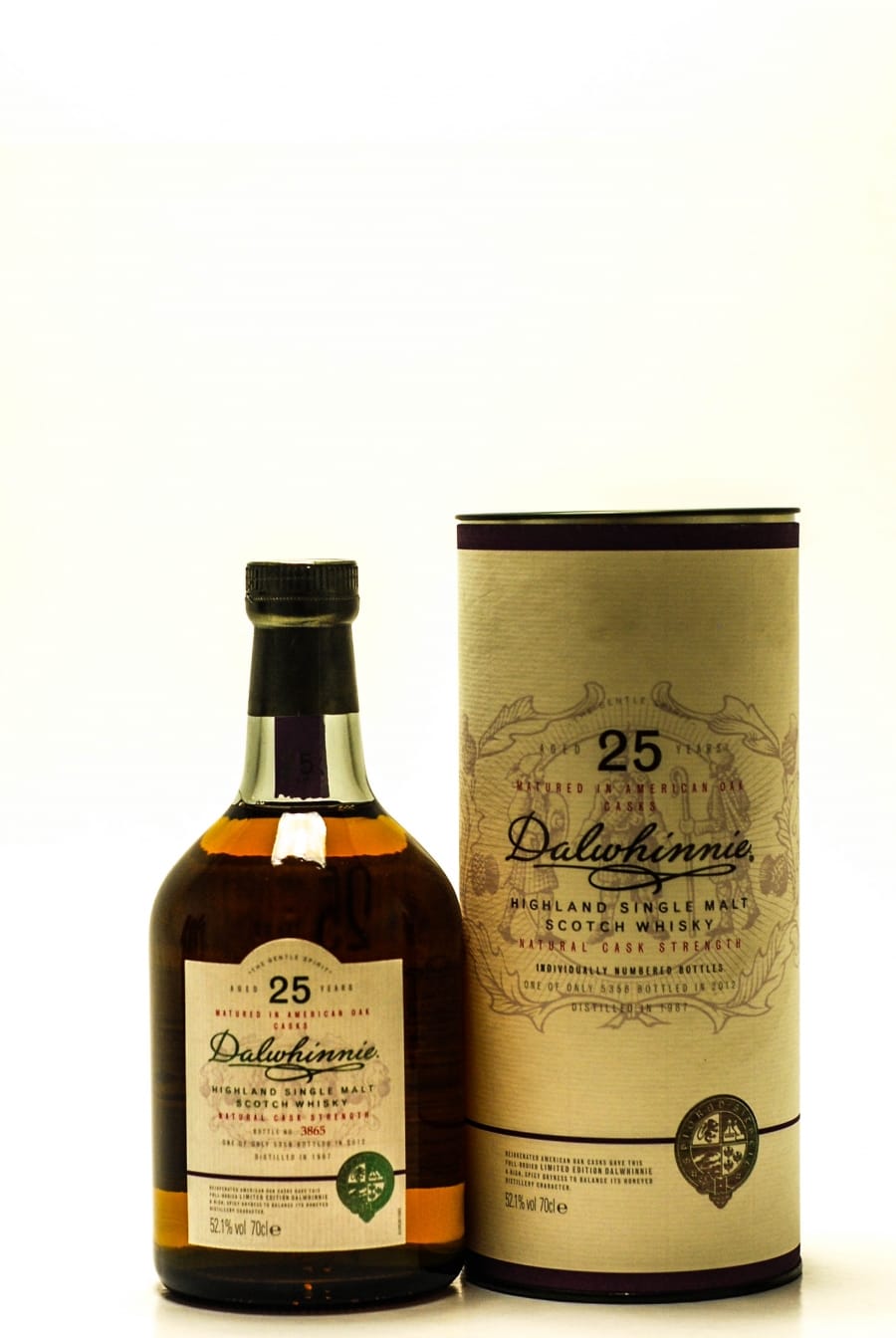 Dalwhinnie - Dalwhinnie 25 Years Old Distilled 1987 Bottled 2012 1 Of  5358 bottles 52.1% 1987 Perfect