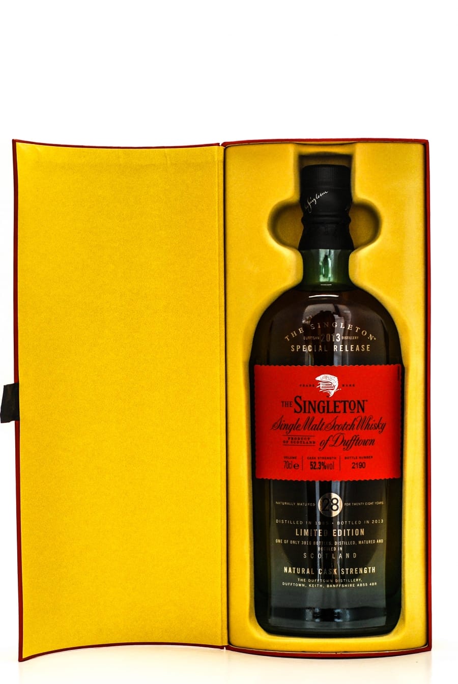 Singleton - The Singleton of Dufftown 28 Years Old Distilled: 1985 Bottled 2013 1 Of  3.816 Bottles 52,3% 1985 Perfect