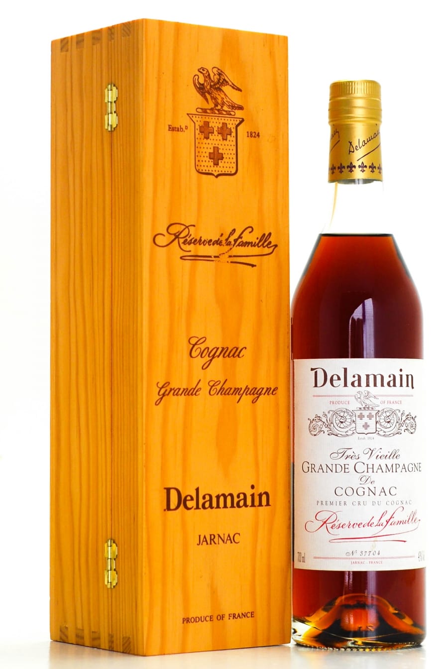 Delamain - Tres Vieille Grande Champagne Reserve la Famille 43% (Old Label) NV NO OC INCLUDED!