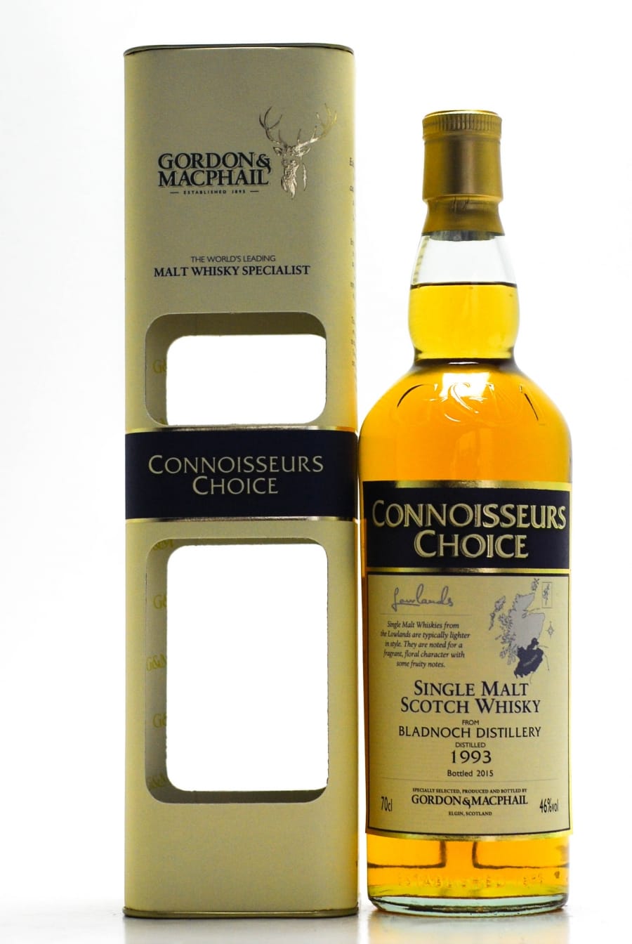 Bladnoch - 1993 Connoisseurs Choice New Map Label 46% 1993 In Original Container