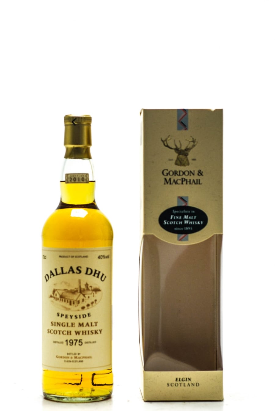 Dallas Dhu - Dallas Dhu Gordon & MacPhail Licensed Bottling, Distilled 1975 Bottled 2010 40% 1975 Perfect