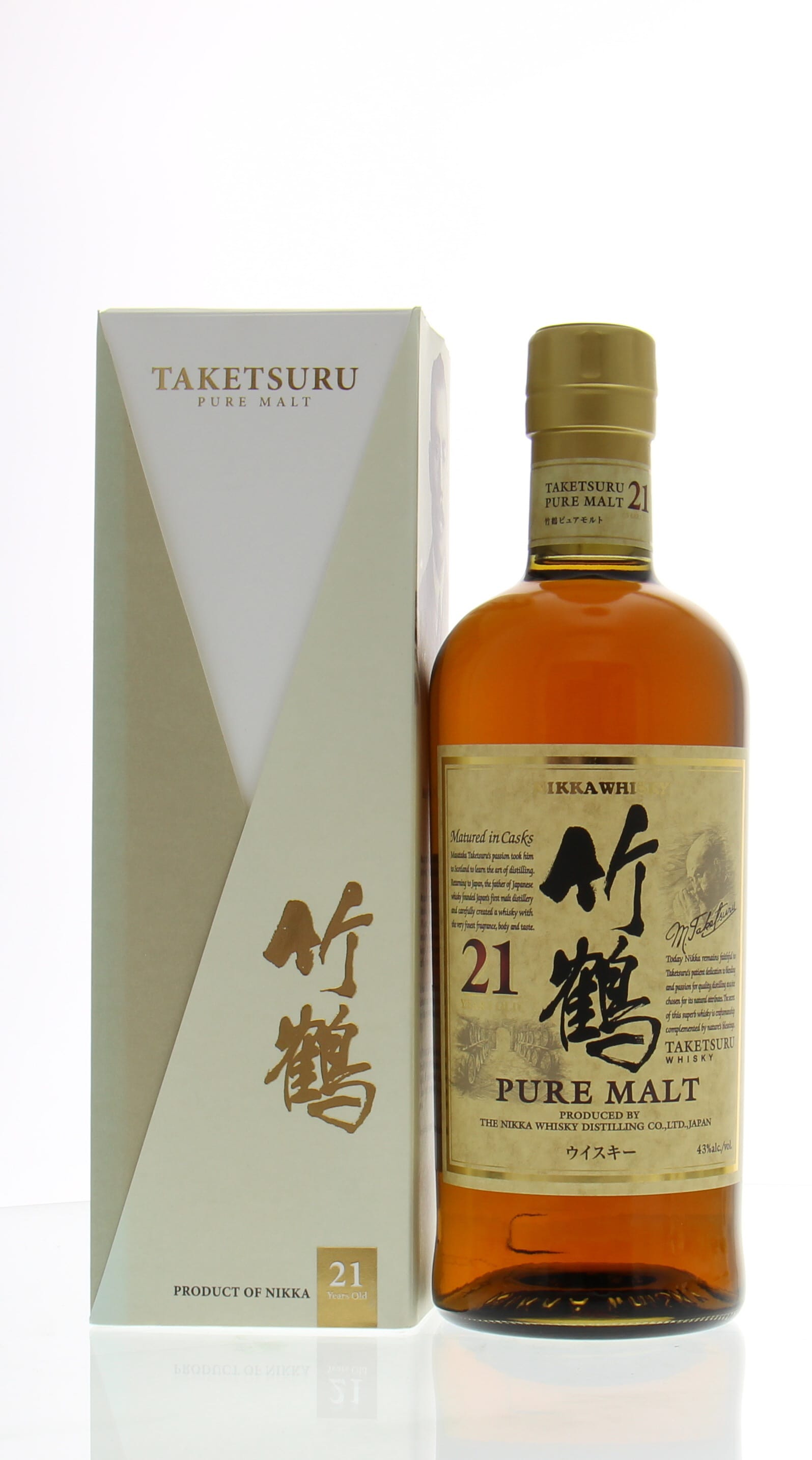 Nikka - Taketsuru 21 Years Old  Pure Malt, 2010 edition 43% NV In Original Container