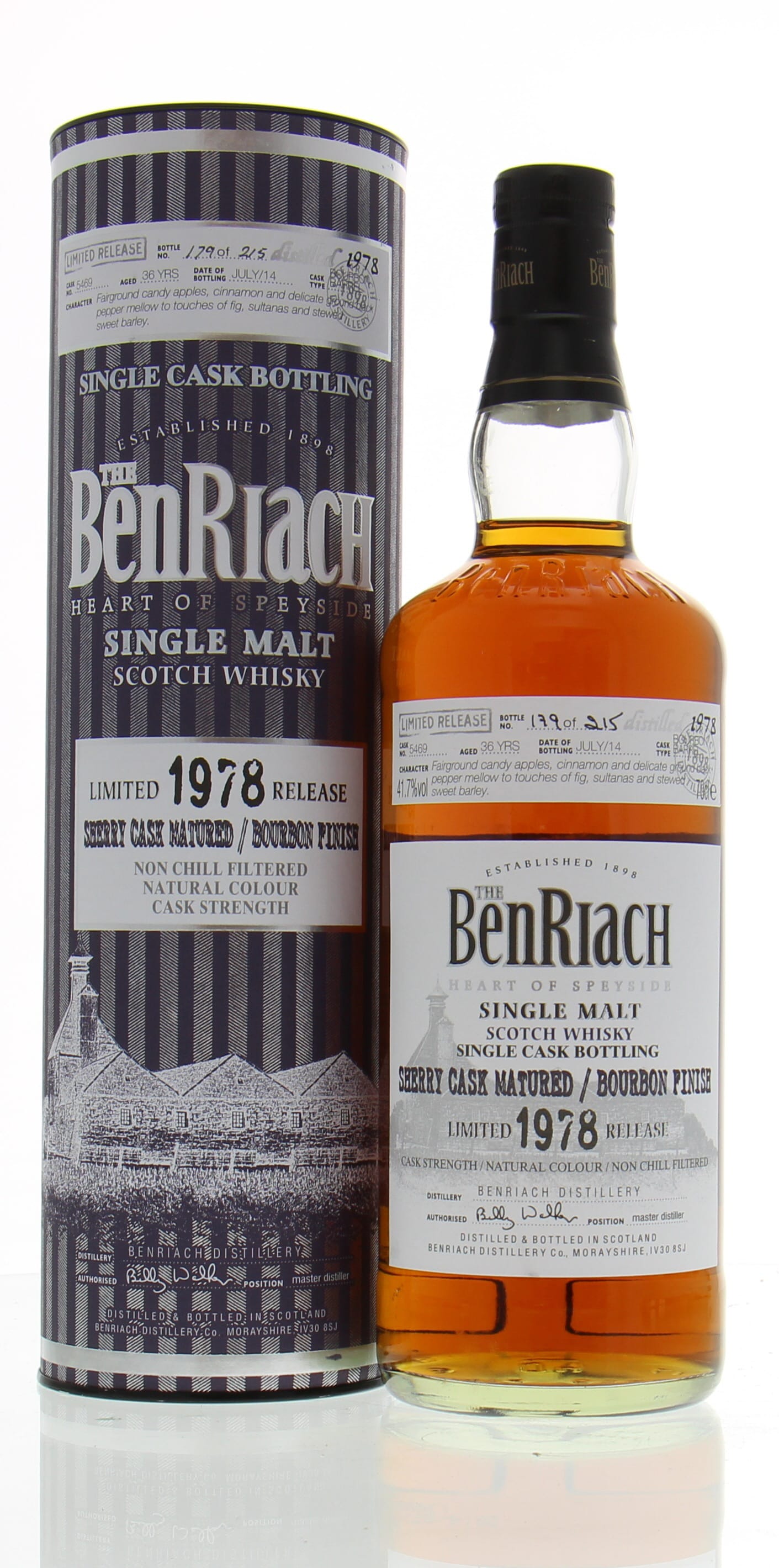Benriach - 36 Years Old Batch 11 Cask:5469 41.7% 1978 Perfect