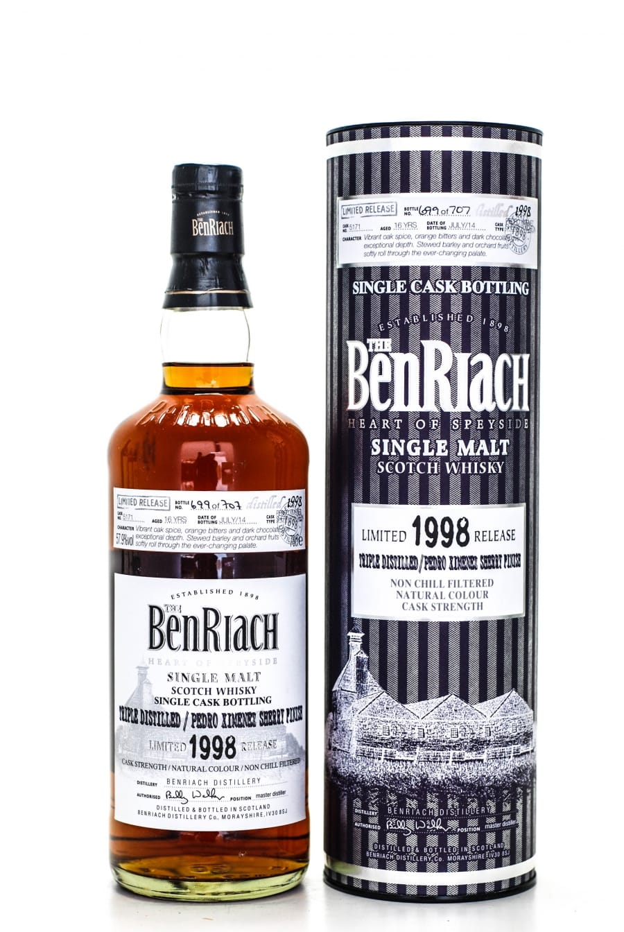 Benriach - 16 Years Old Cask:5171 57.9% 1998 In Original Container