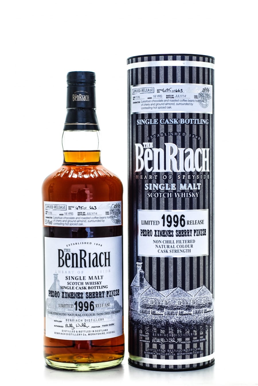 Benriach - 18 Years Old Batch 11 Cask:7176 52.4% 1996 Perfect