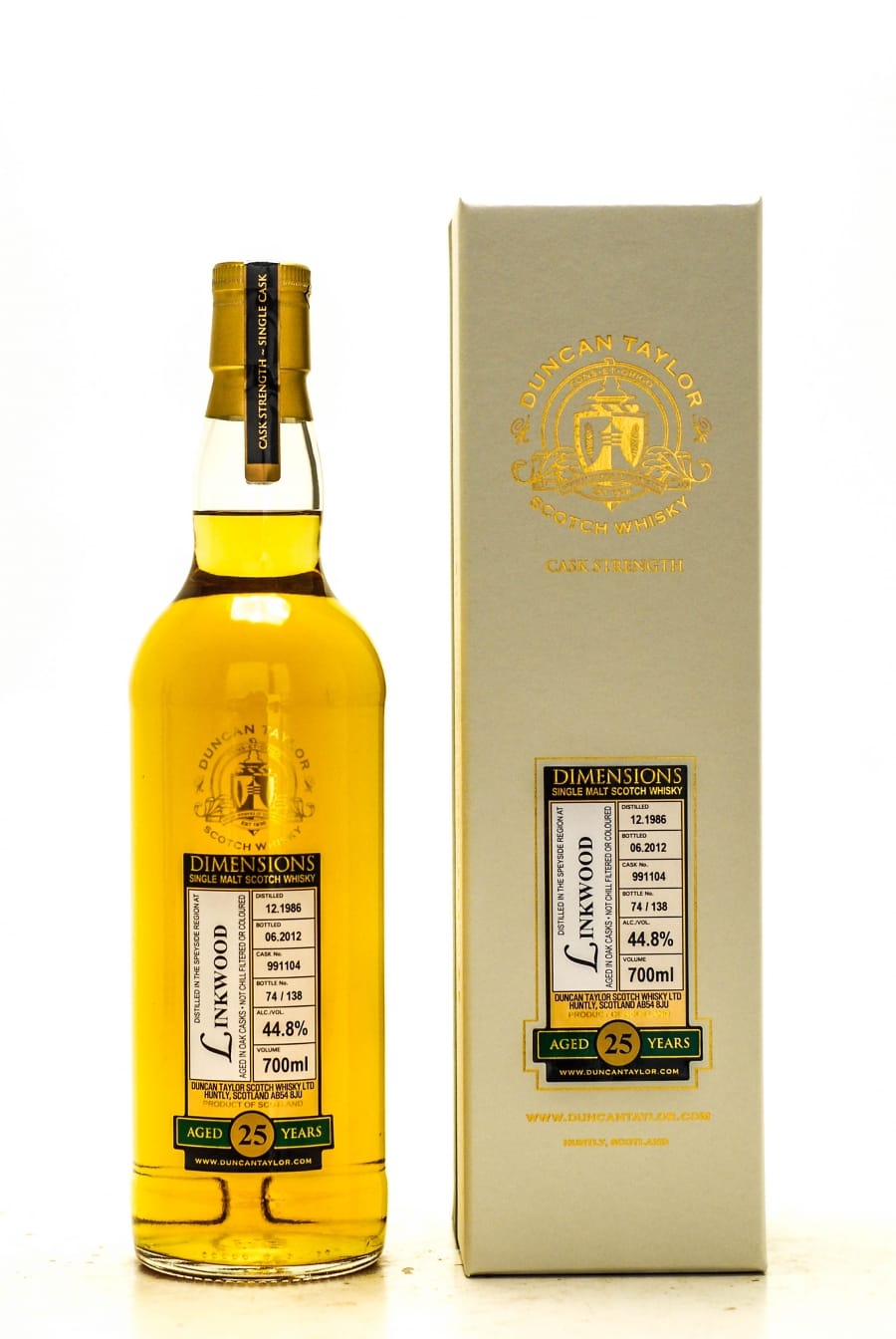 Linkwood - 25 Years Old Duncan & Taylor Dimensions cask:991104 44.8% 1986 Perfect