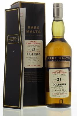 Coleburn - 1979 Rare Malts Selection 21 Years Old 59,4% 1979