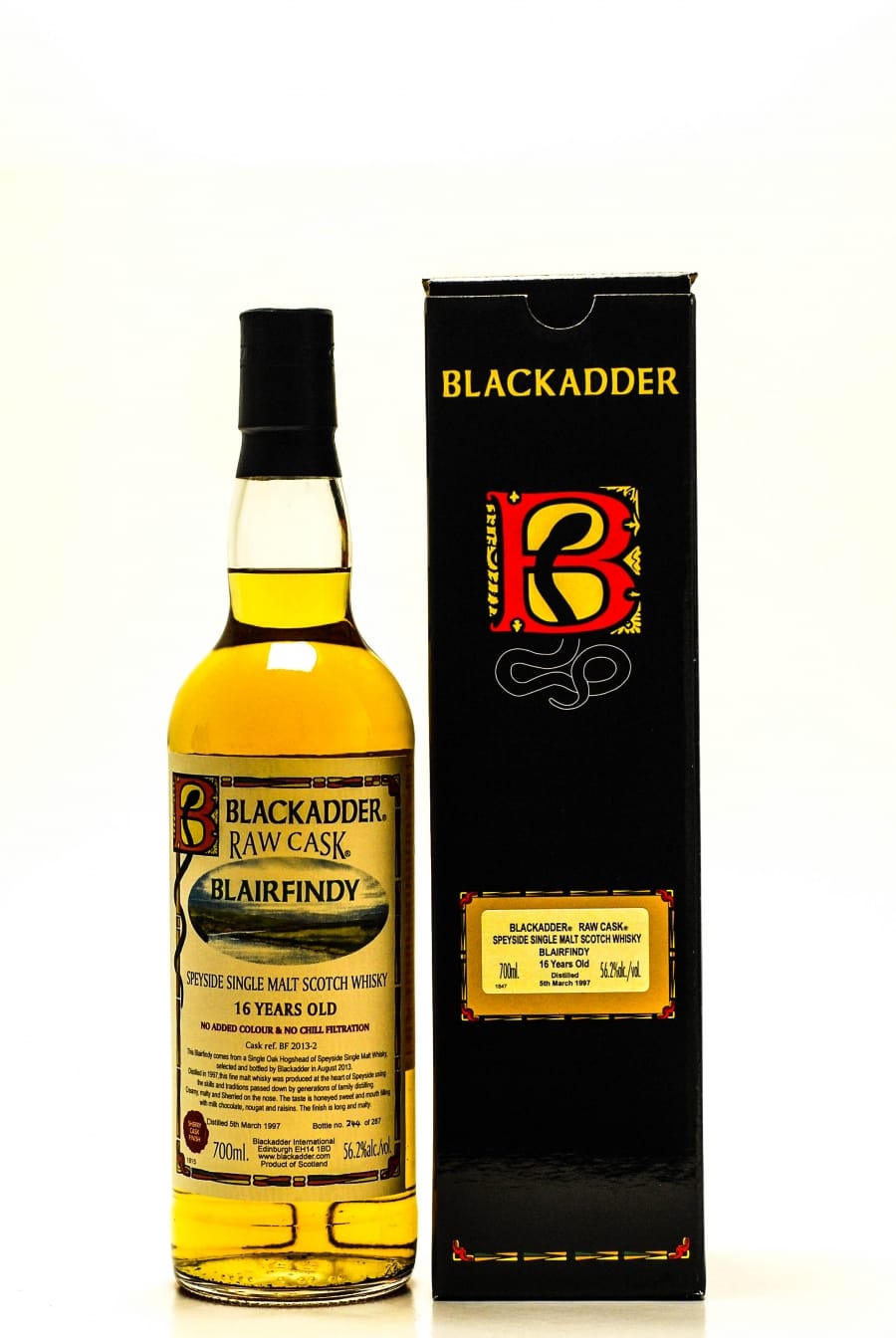 Glenfarclas - Blairfindy 16 Years Old Blackadder Ref:BF2013-2  56,2% 1997 Perfect