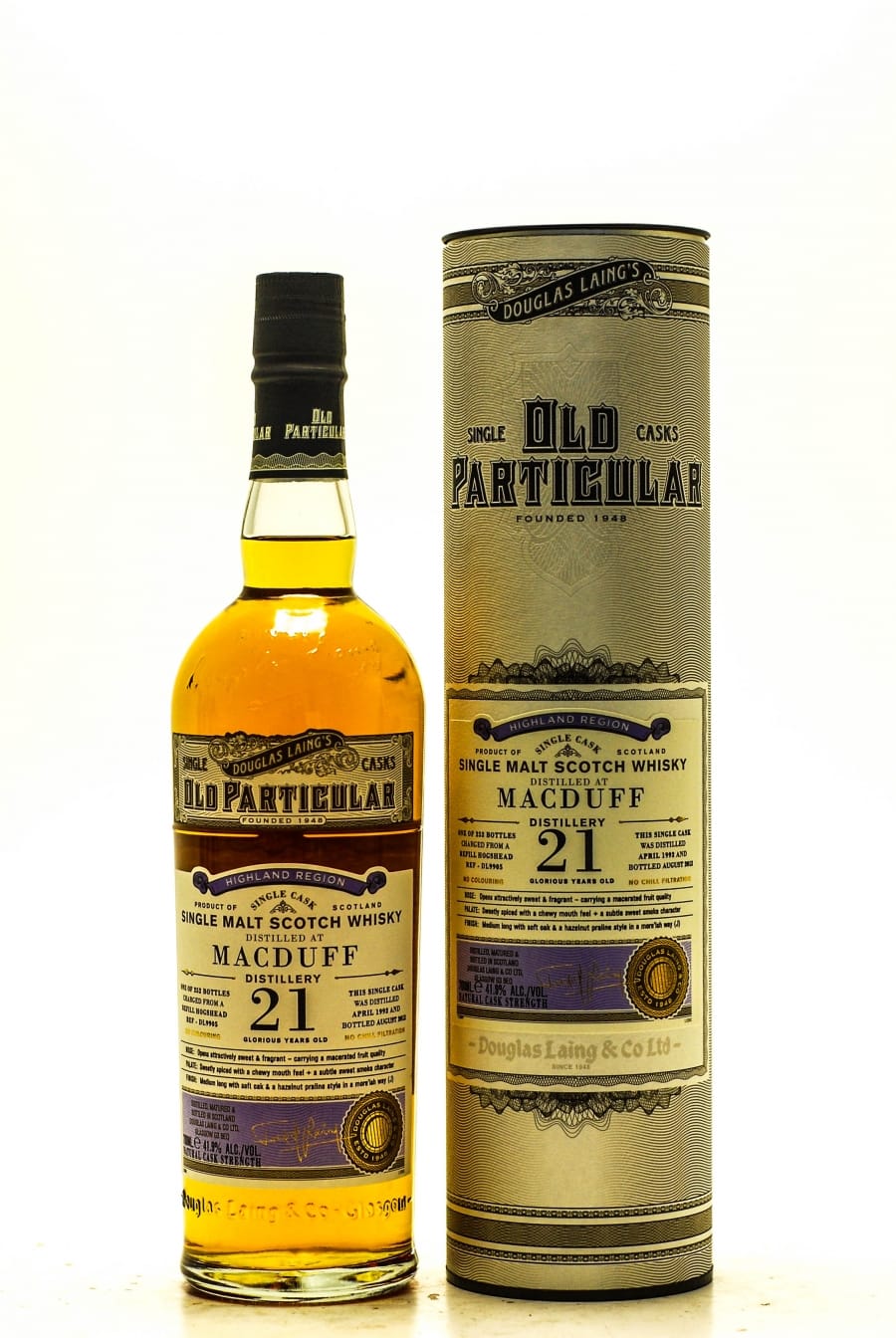 Macduff - 21 Years Old Douglas Laing Old Particular Cask: DL9905 41,9% 1992 Perfect