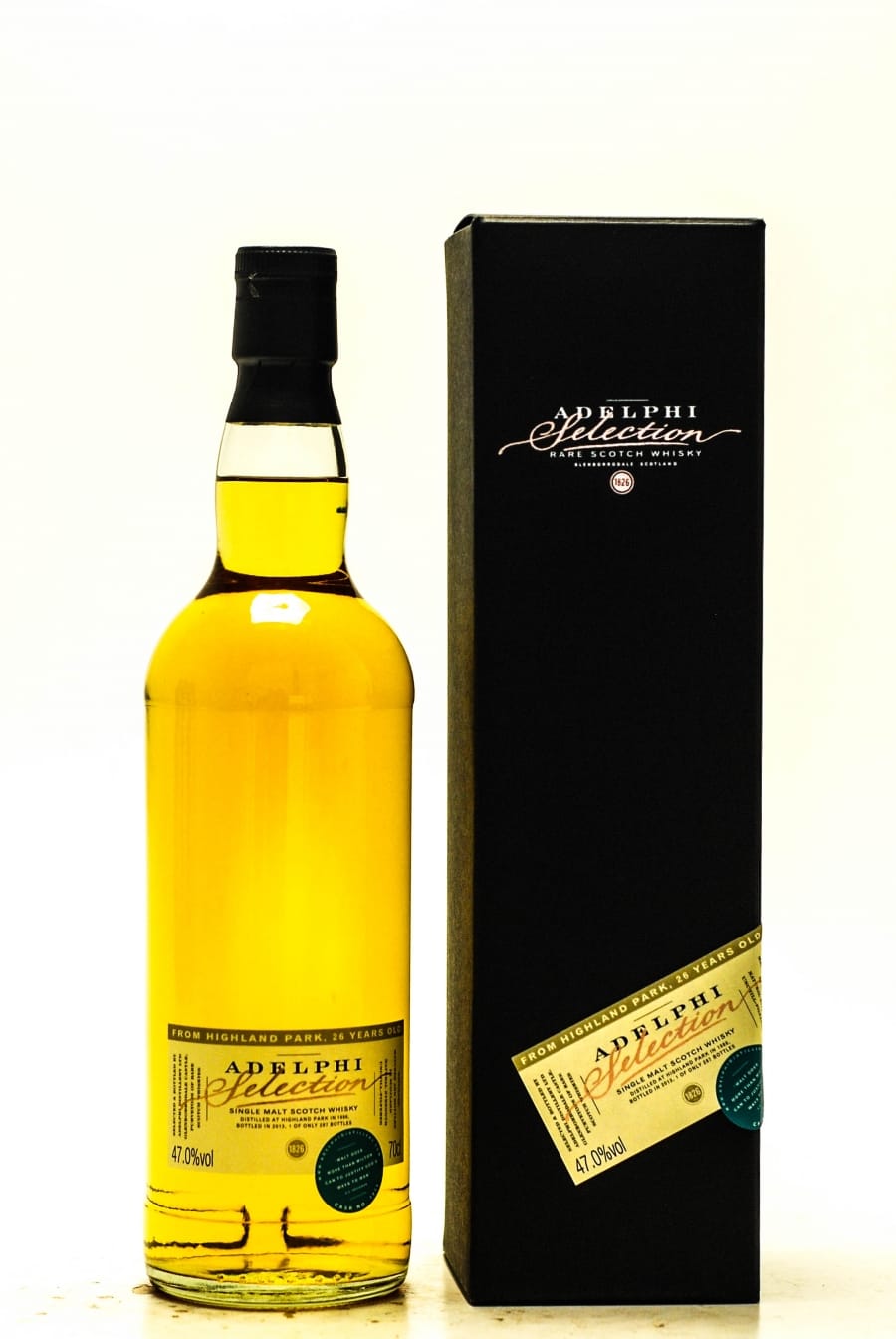 Highland Park - Highland Park Adelphi Selection 26 YO Refill Bourbon Cask: 1011 Distilled 1986 Bottled 2013 47.0% 1 Of 287 Bottles 1986