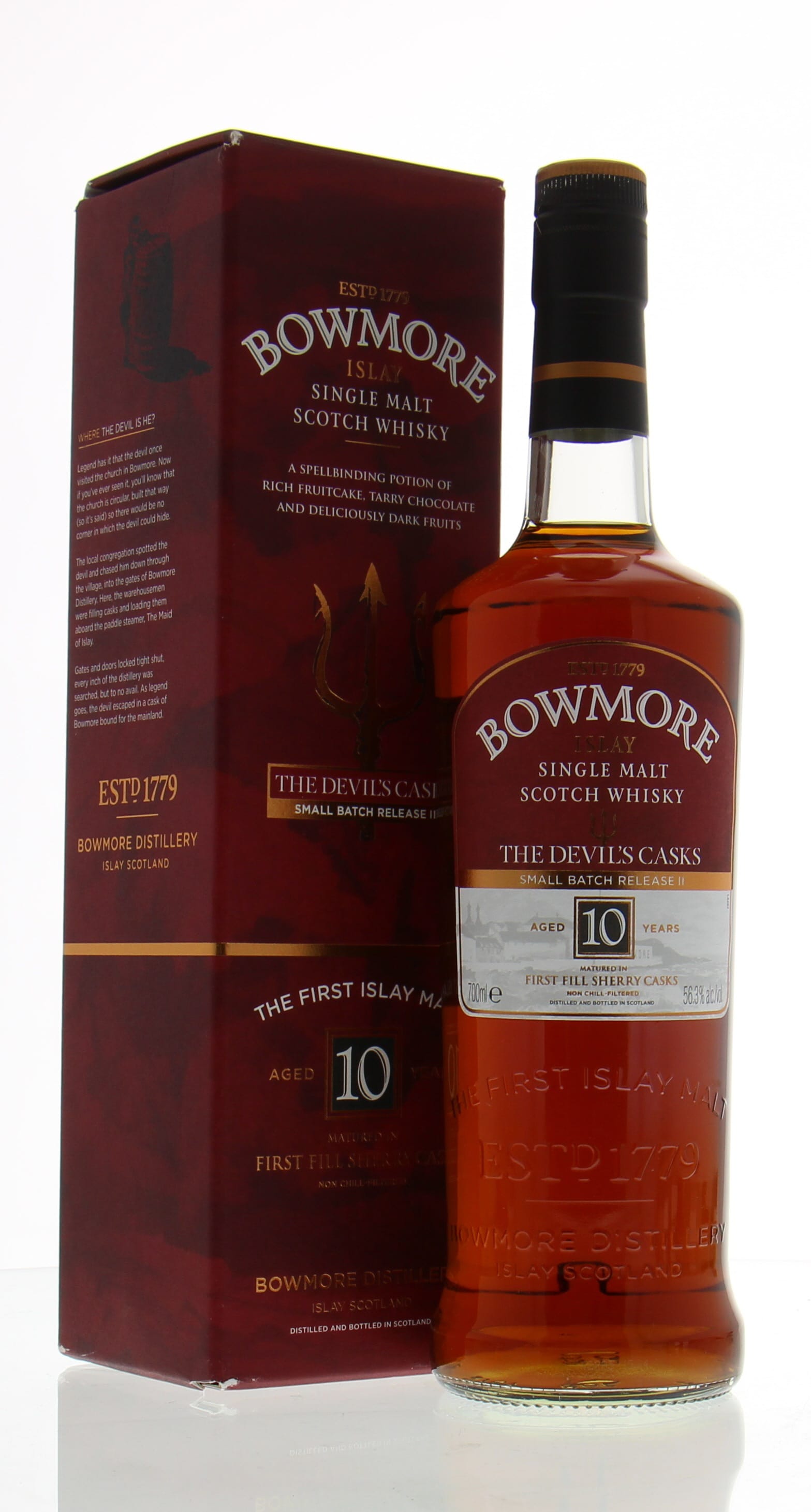 Bowmore - The Devil's Cask 2nd release 10 years old 56.3% NV Perfect