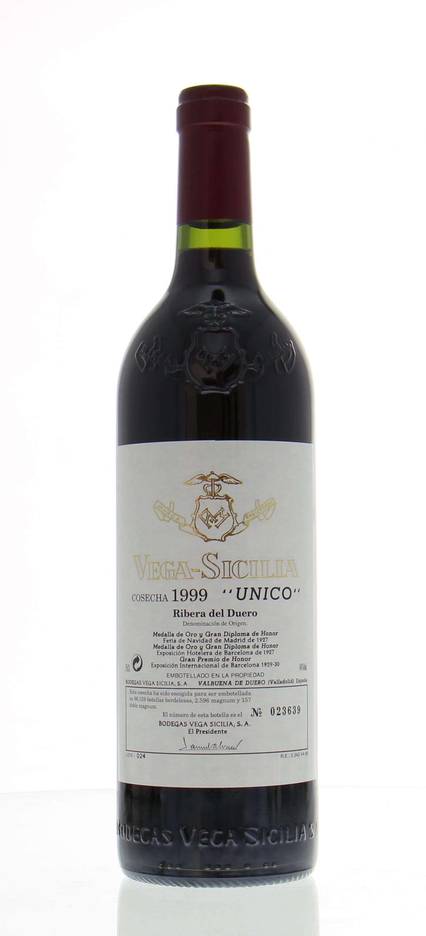 Vega Sicilia - Unico 1999 perfect