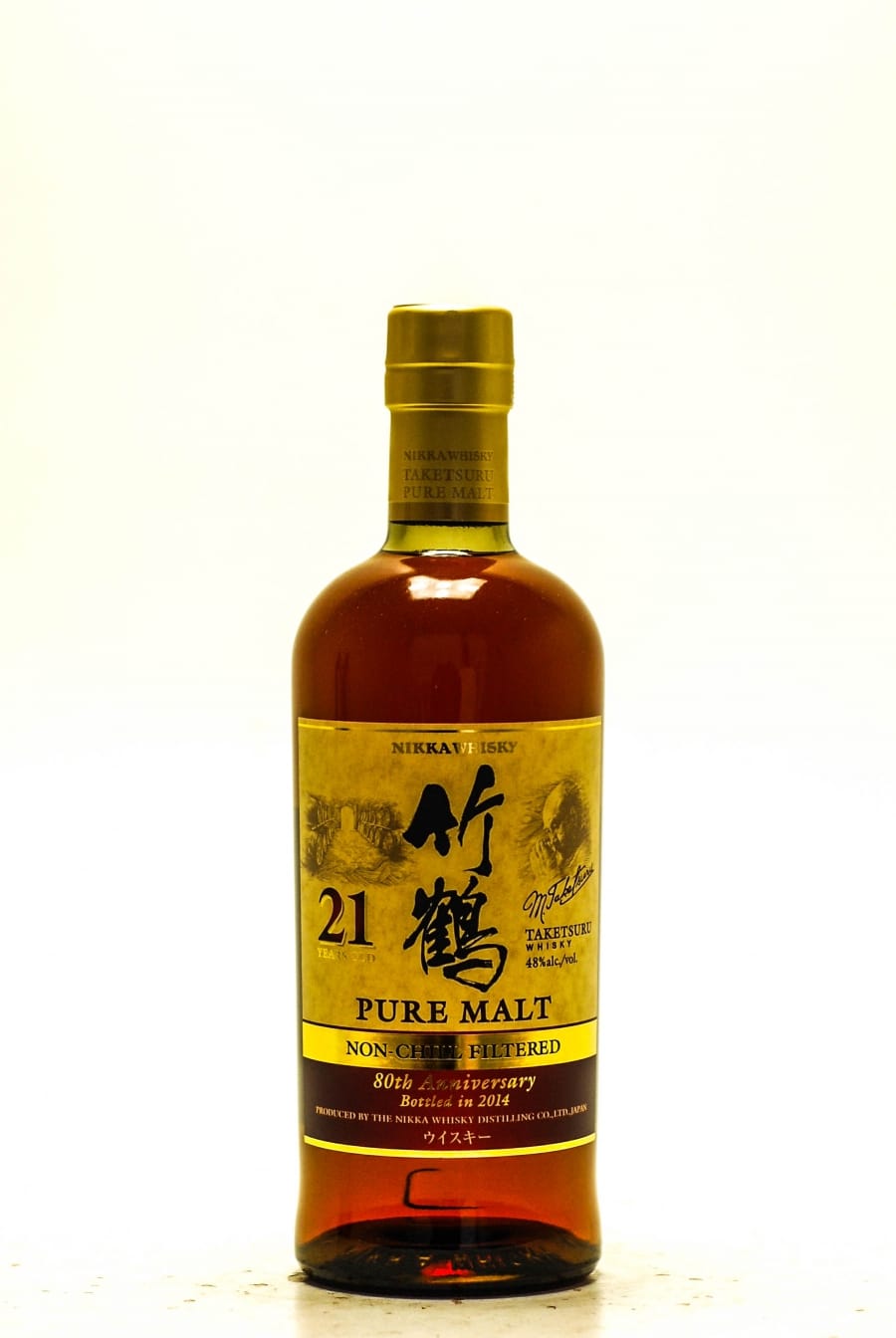 Nikka - Nikka Taketsuru 21 Years Old  Pure Malt, To commemorate the 80th anniversary of the founding of Nikka 48% 1 of 3000 bottles 2014