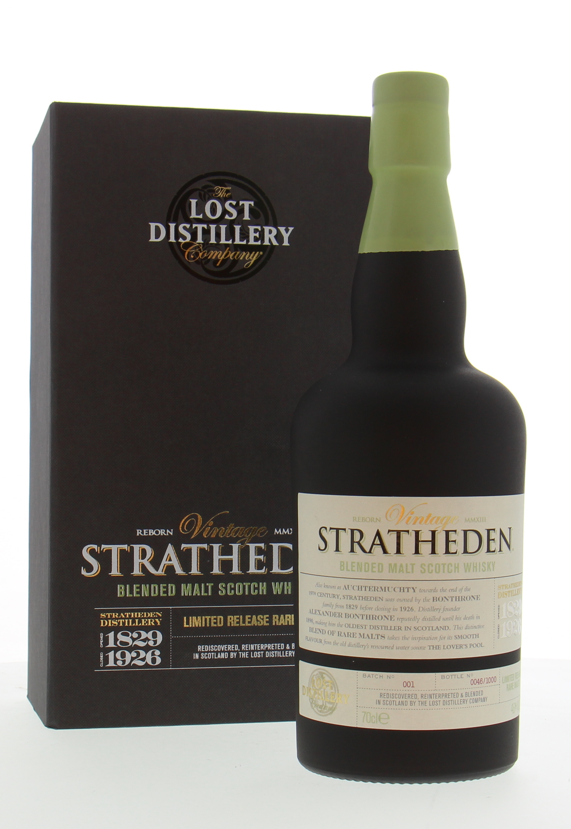 Stratheden - VINTAGE The Lost Distillery Company Batch:1 46% NV Perfect