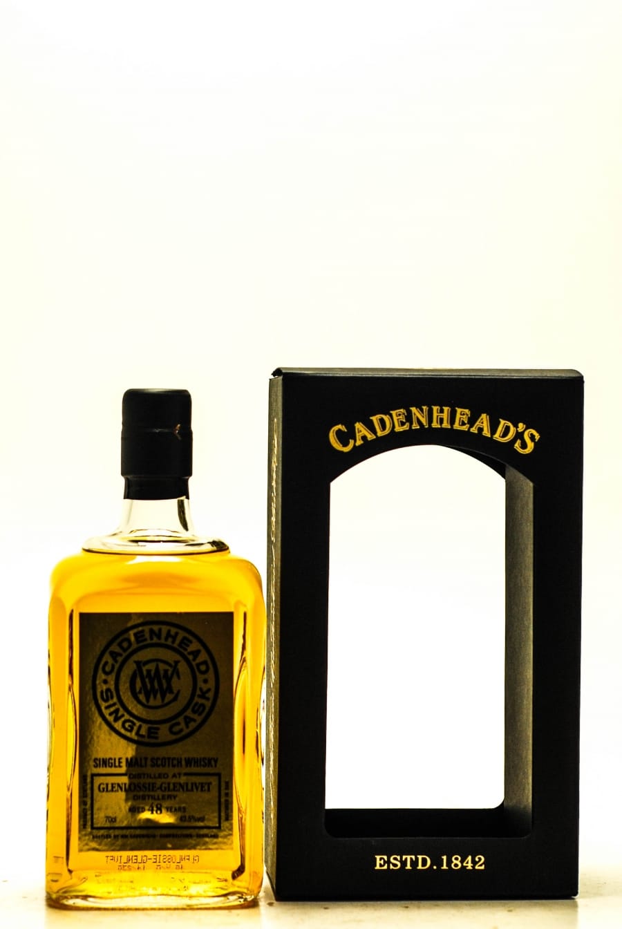 Glenlossie  - Glenlossie-Glenlivet 48 YO Single cask Cadenhead Distilled 1966 Bottled: 06.2014 1 of 168 bottles 43.5% 1966 Perfect