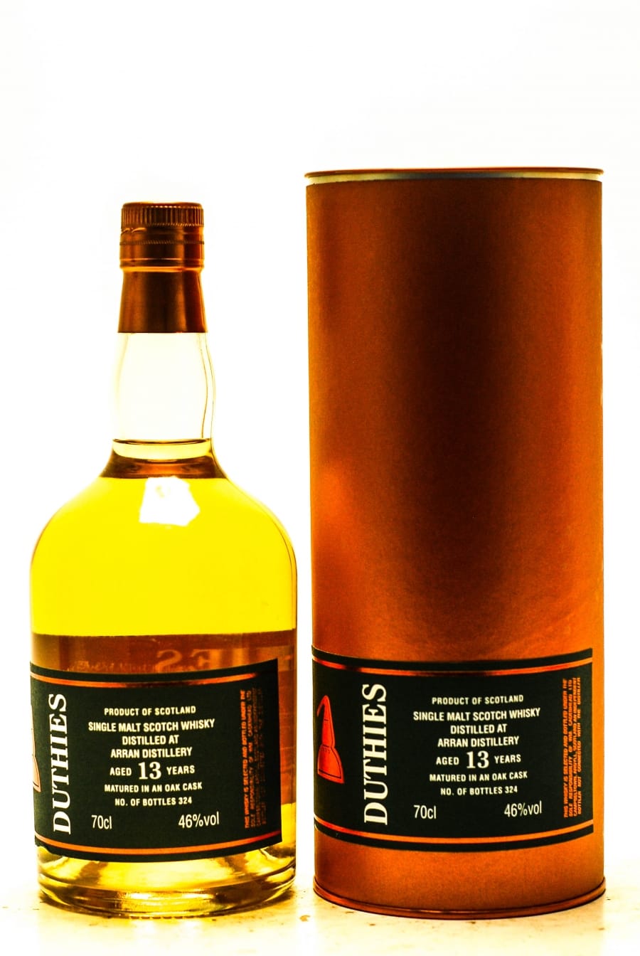 Arran - Arran 13 Years Old Cadeanhead Duthies 46% 1 Of 324 Bottles 46% NV Perfect