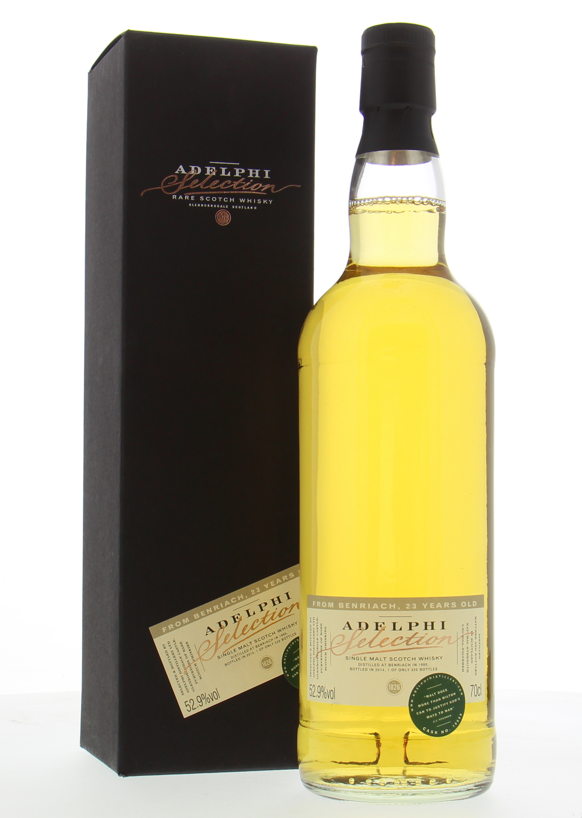 Benriach - 23 Years Old Adelphi Cask 10698 52.9% 1990