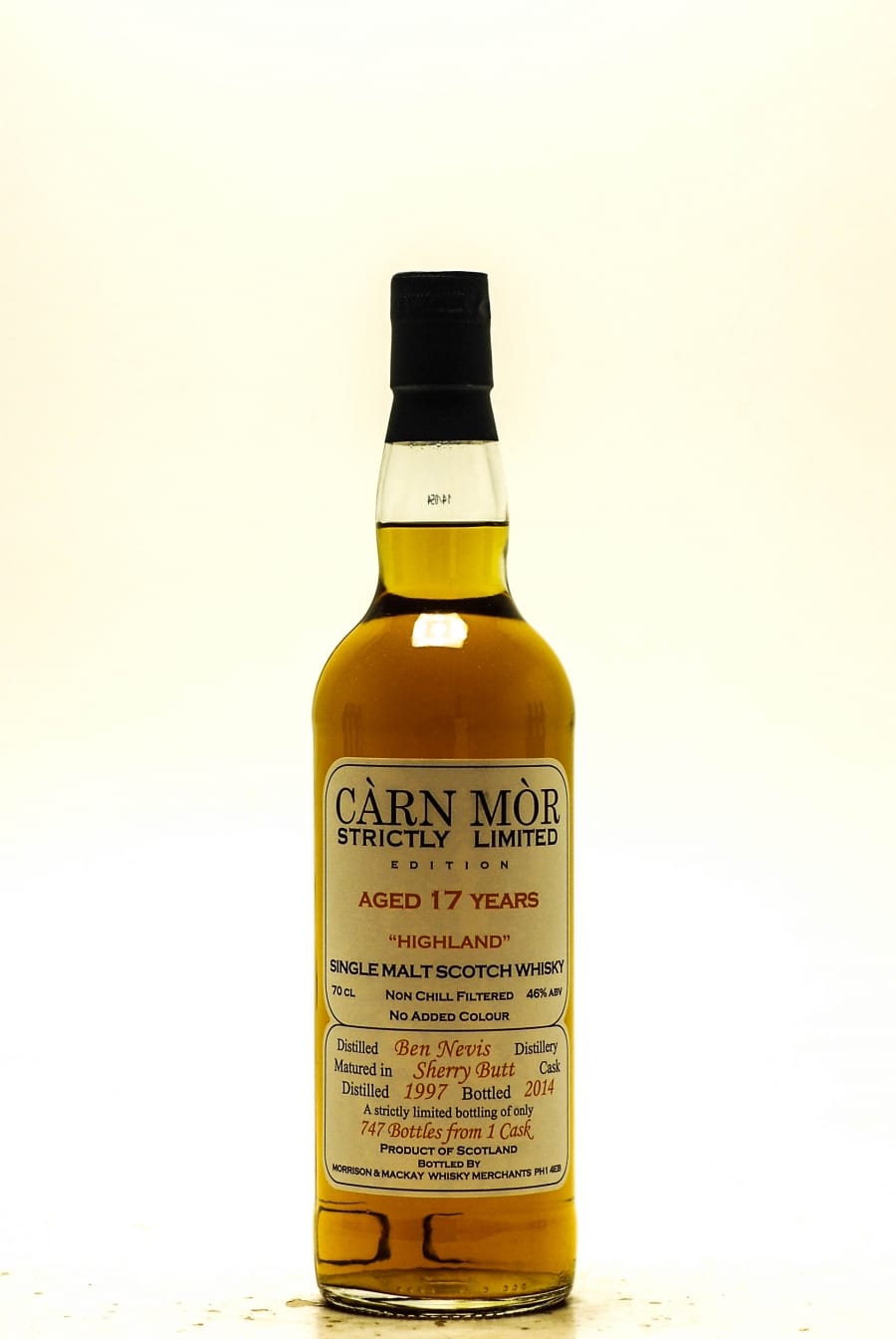 Ben Nevis - 17 Years Old Càrn Mòr Strictly Limited Edition 46% 1997 Perfect