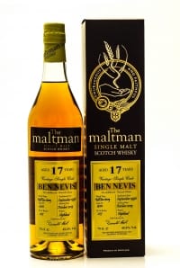 Ben Nevis - 17 Years The Maltman Cask:1300 49.3% 1996