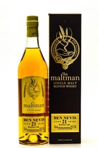 Ben Nevis - Ben Nevis 21 Years The Maltman Cask 23 Distilled: 09.1990 Bottled: 02.2013 1 Of 312 46% 1990