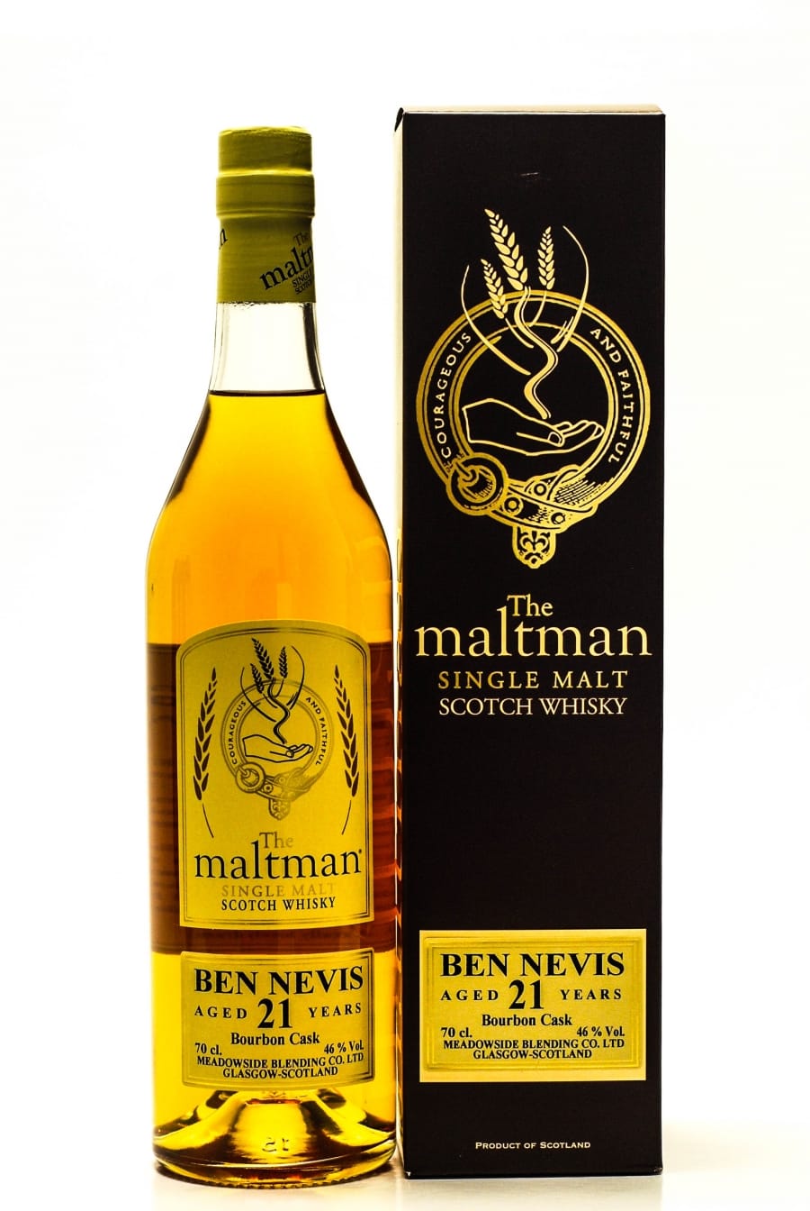 Ben Nevis - Ben Nevis 21 Years The Maltman Cask 23 Distilled: 09.1990 Bottled: 02.2013 1 Of 312 46% 1990 Perfect