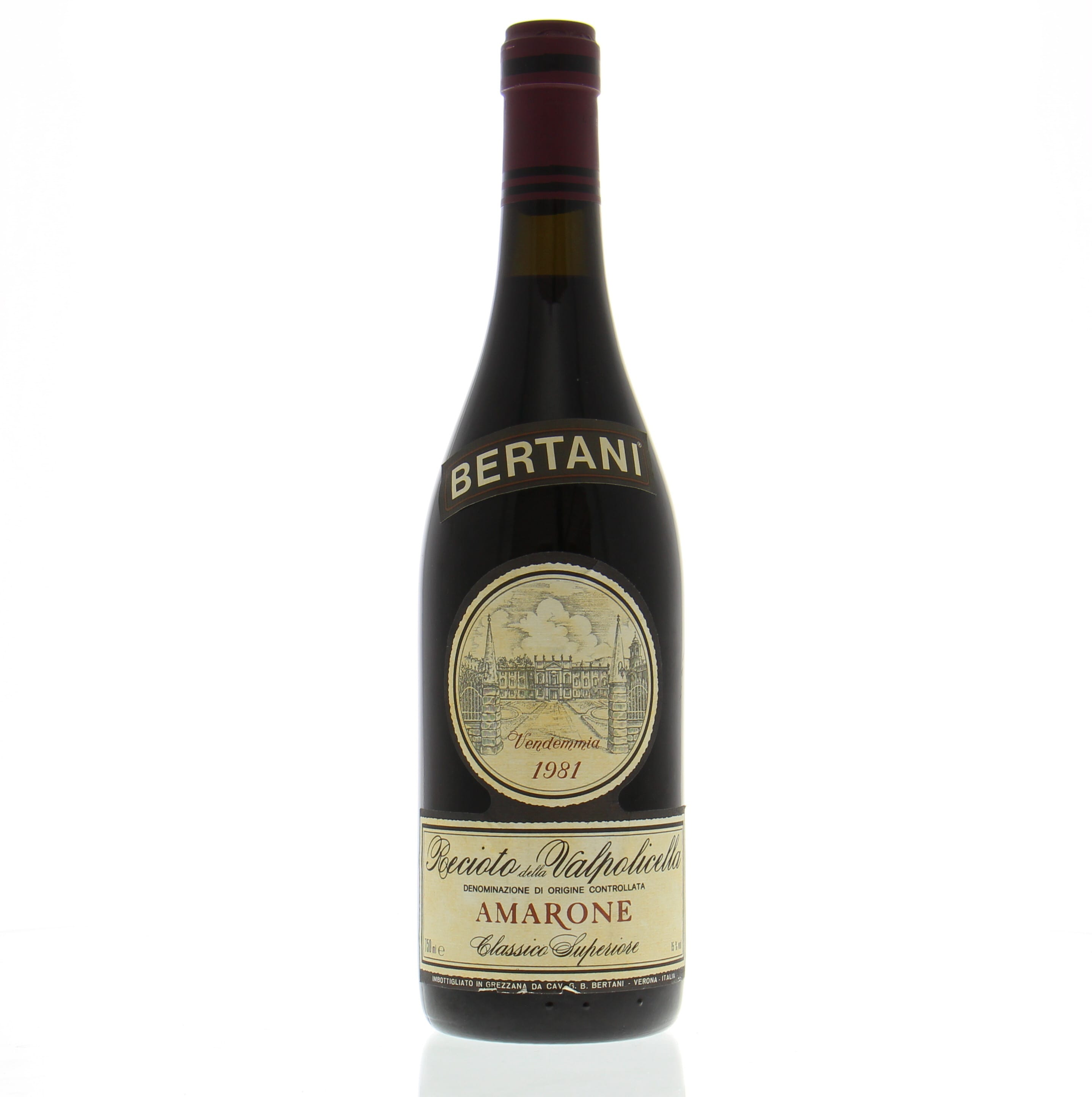 Bertani - Amarone della Valpolicella Classico 1981 Perfect