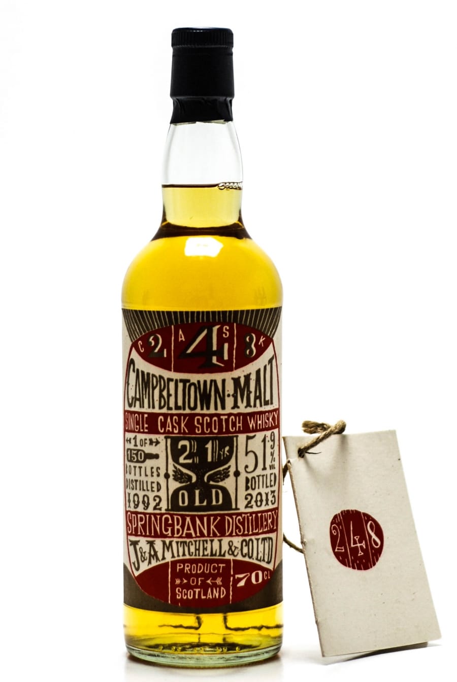 Springbank - 21 Years Old Private Botteling for Dion Gunson Cask 248 51.9% 1992