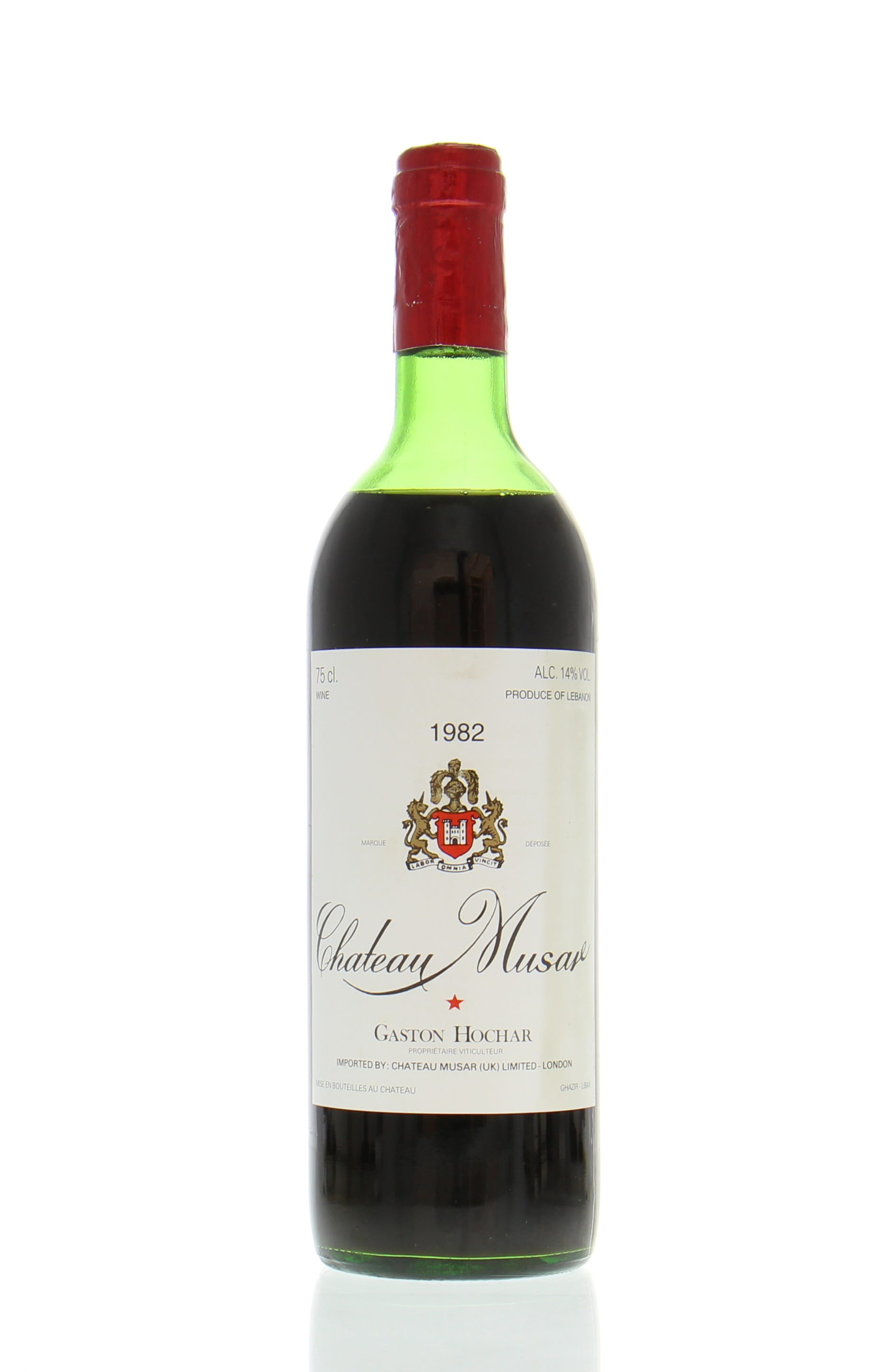 Chateau Musar - Chateau Musar 1982 Mid shoulder