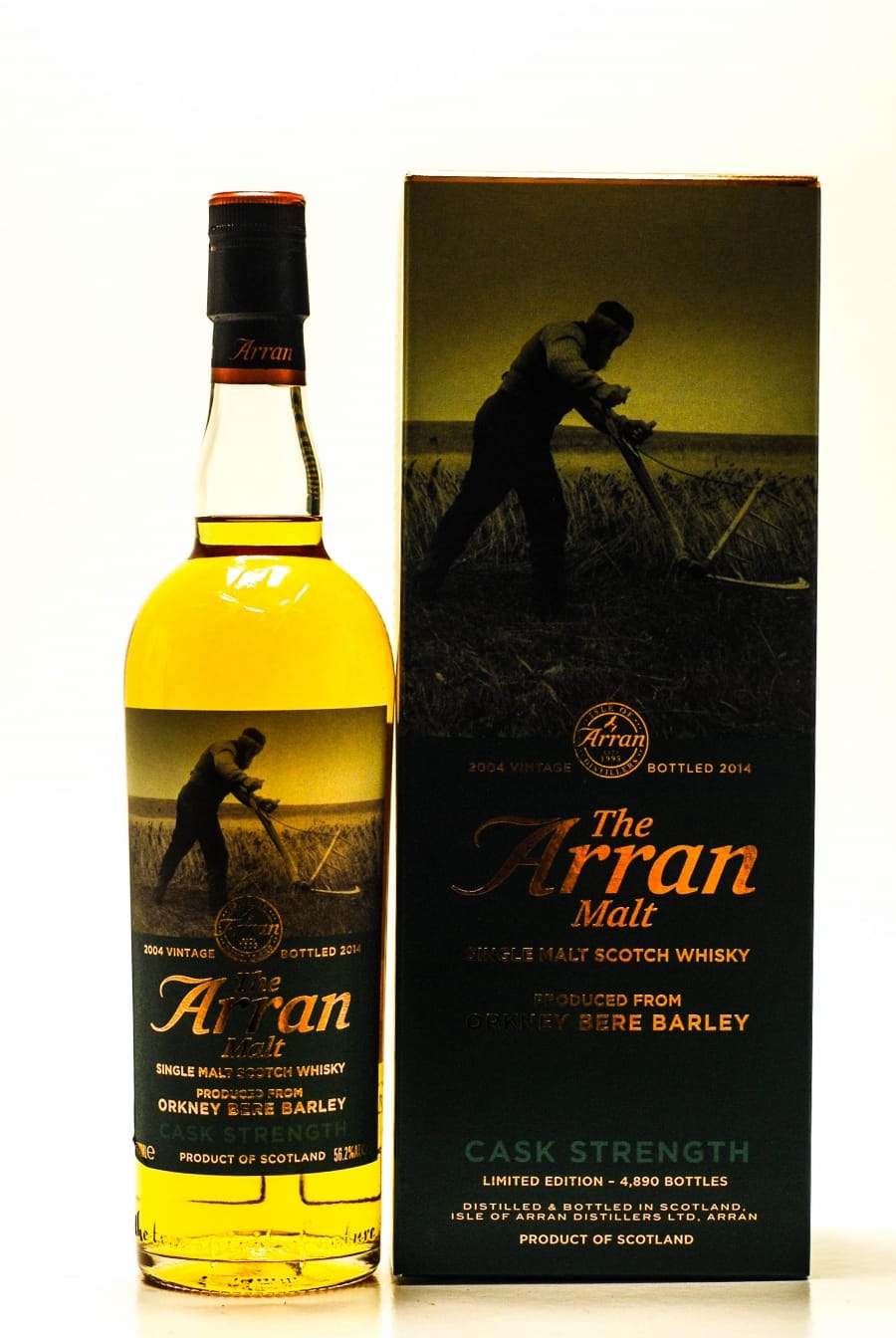 Arran - Arran Orkney Bere Barley Distilled 2004 Bottled 2014 Cask Strength 56.2% 2004
