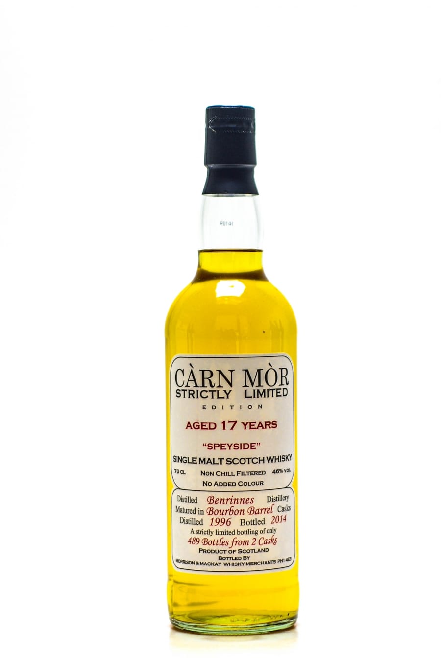 Benrinnes - 17 Years Old  Càrn Mòr Striclty limited 46% 1996 Perfect