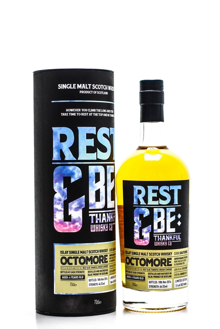 Bruichladdich - Octomore 6 Years Old Rest & be Thankful Whisky Company Cask:R0000016751 64.5% 2007