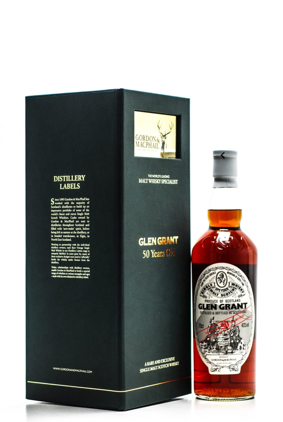 Glen Grant - Glen Grant 50 years Old Gordon & MacPhail Licensed Bottling 40% NV In Original Container