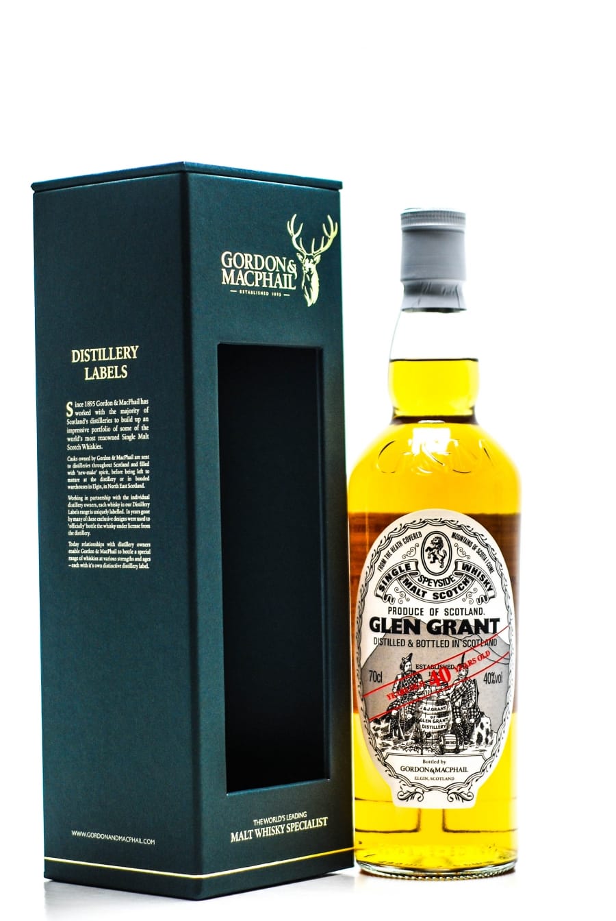 Glen Grant - 40 years Old Gordon & MacPhail Licensed Bottling 40% NV In Original Container