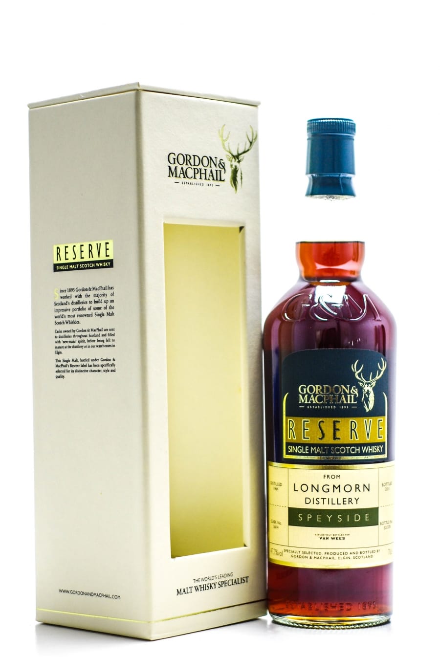 Longmorn - 46 Years Old Gordon & MacPhail Reserve Cask 5614 47.7% 1964 In Original Container