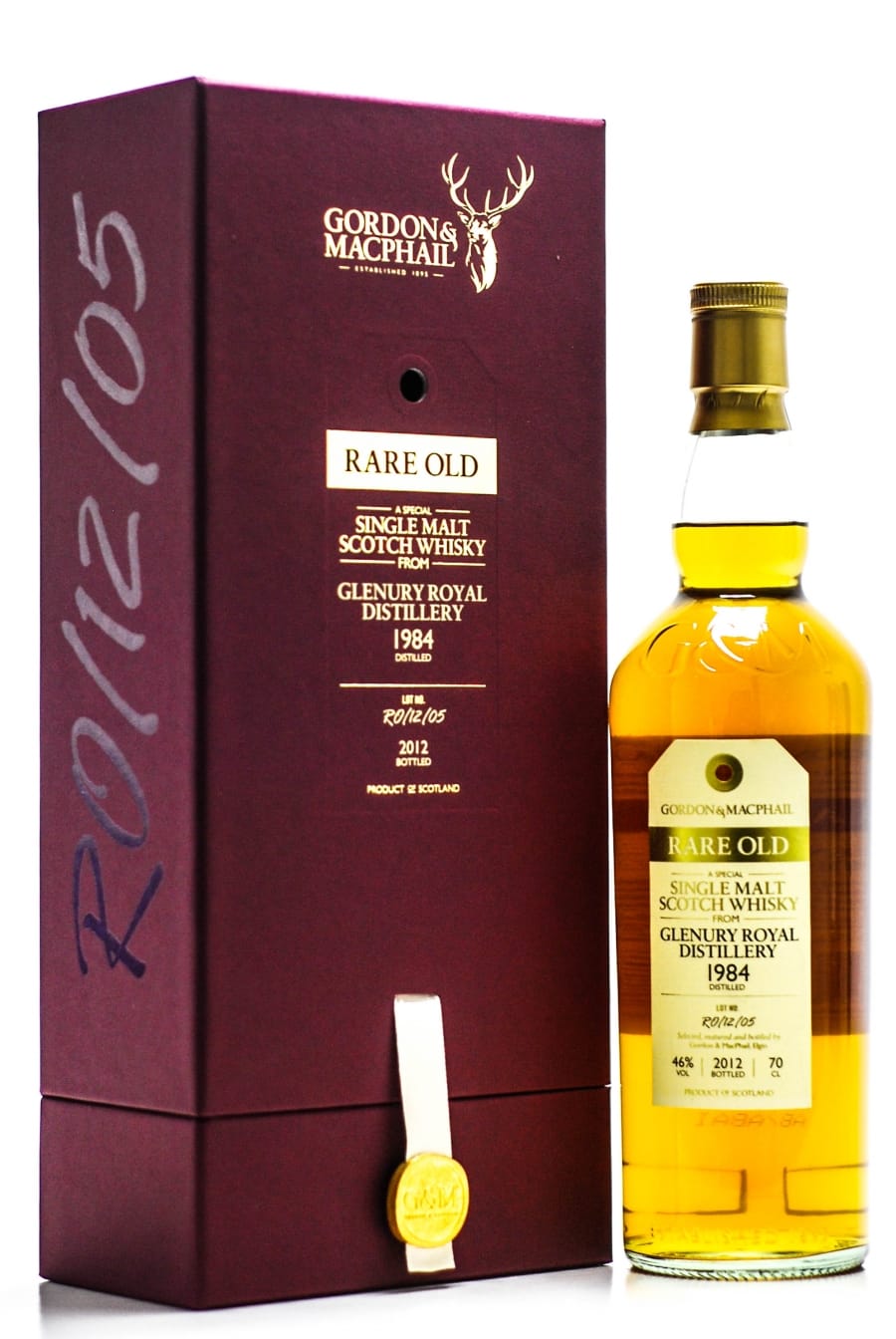 Glenury Royal - Glenury Gordon & MacPhail Rare Old Distilled: 1984 Bottled: 2012 Cask: R0/12/05 46% 1984 In Original Container
