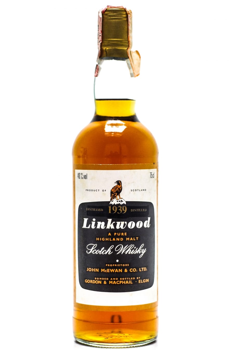 Linkwood - 1939 Gordon & MacPhail Bottled Arround Mid 1980's 40% 1939 Perfect