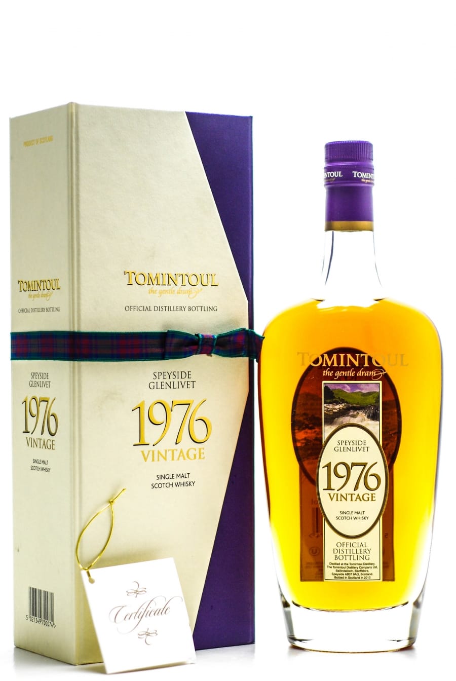 Tomintoul - 1976 Vintage 36 Years Old 40% 1976 In Original Container
